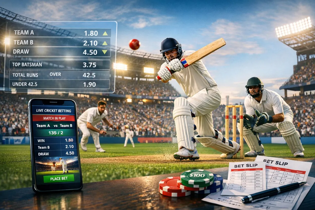 Online Cricket Betting markets at Gold365exch.app